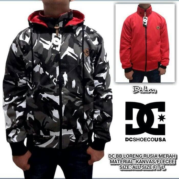 Jaket Boomber Pria - Jaket Boomber Pria Bolak Balik - Jaket Bomber Bolak Balik Loreng - Jaket Bolak Balik Army Rusia Merah - Jaket Pria Bolak Balik Termurah -Jaket Pria Terlaris