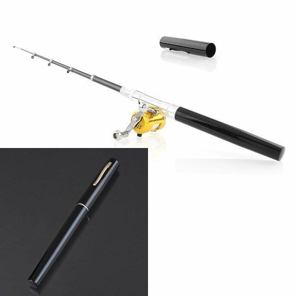 Alat Pancing Mini Portable Extreme Pen Fishing Rod Length 1M / Pancing Pena