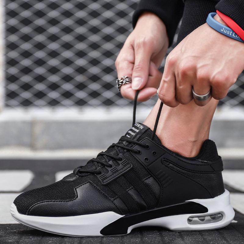 Zyats 2018 Sepatu Modis Baru Korea Trendi Renda Kasual Sepatu Lari, Bantalan Luar Sepatu Bantalan Non-slip