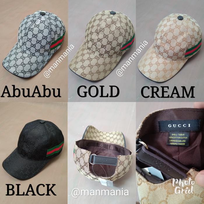 ORIGINAL!!! Topi Gucci Premium Import Tanpa Box - Hitam
