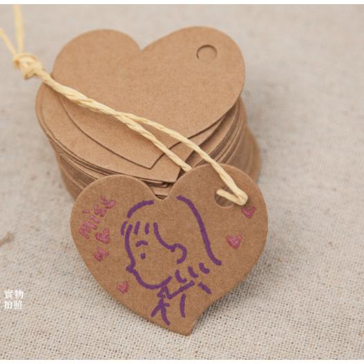 BEST SELLER hang tag love hati tag baju line ready stock karton design baju kado HARGA TERMURAH