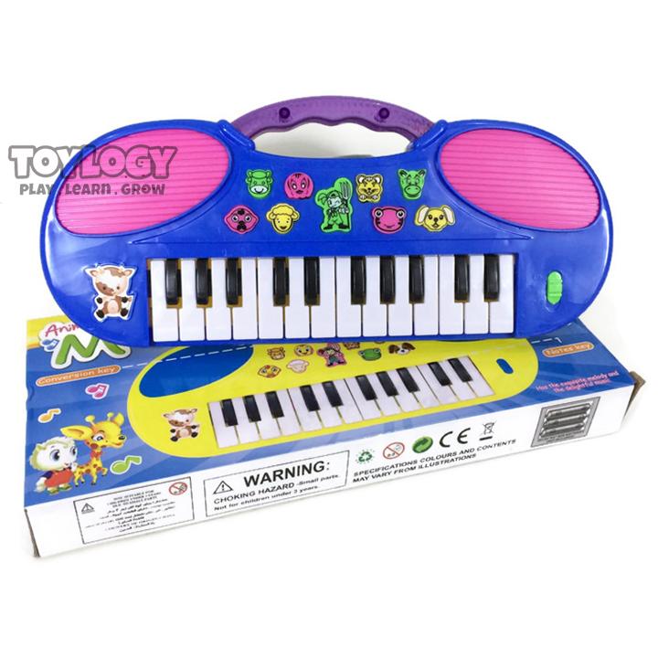 Toylogy Mainan Edukatif / Edukasi Anak - Alat Musik Piano Animal Music Keyboard