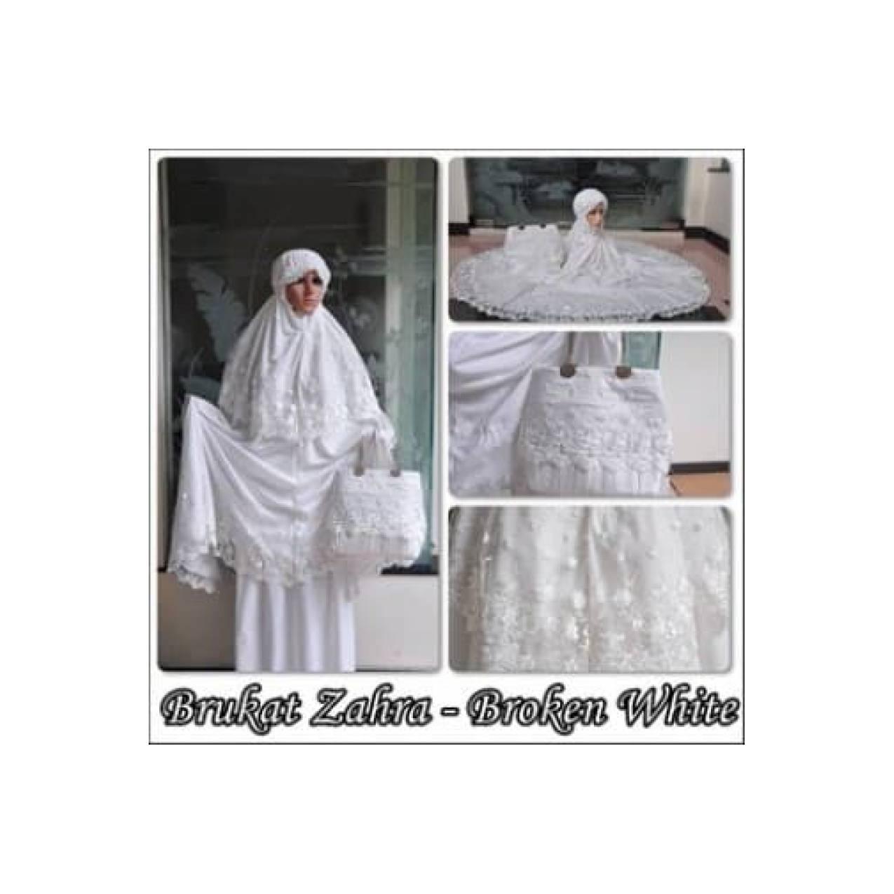 Ria Collection New Mukena Dewasa Tas Behel Brukat Zahra