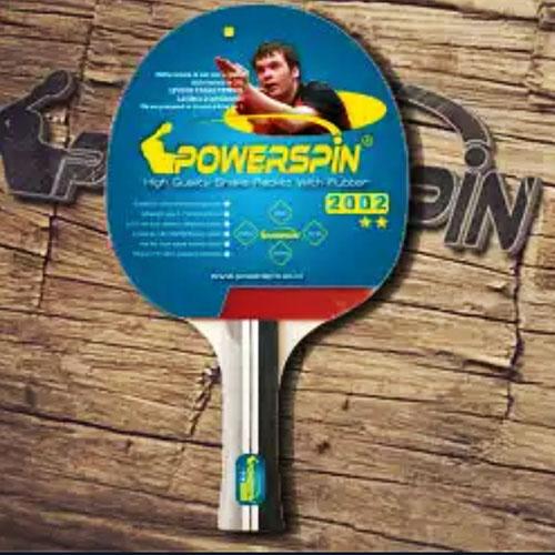 BAD /BAT/ BET RAKET PINGPONG DHS POWERSPIN 2002 ORIGINAL