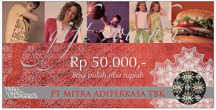 Promo Voucher MAP pecahan 50ribu original