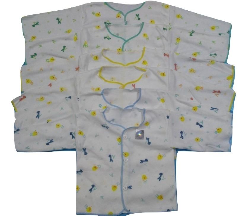 Baju Bayi Lengan Panjang Tanaka SNI 0-6 Bulan (1/2Lusin / 6Pcs)