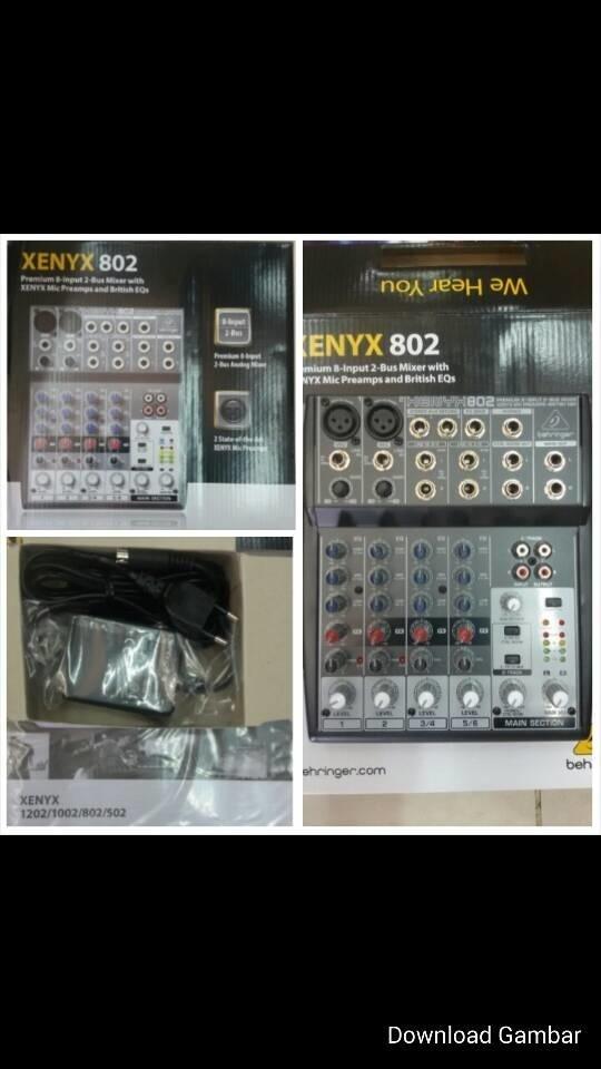 ORIGINALS Mixer Behringer XENYX 802 ( 6 channel )