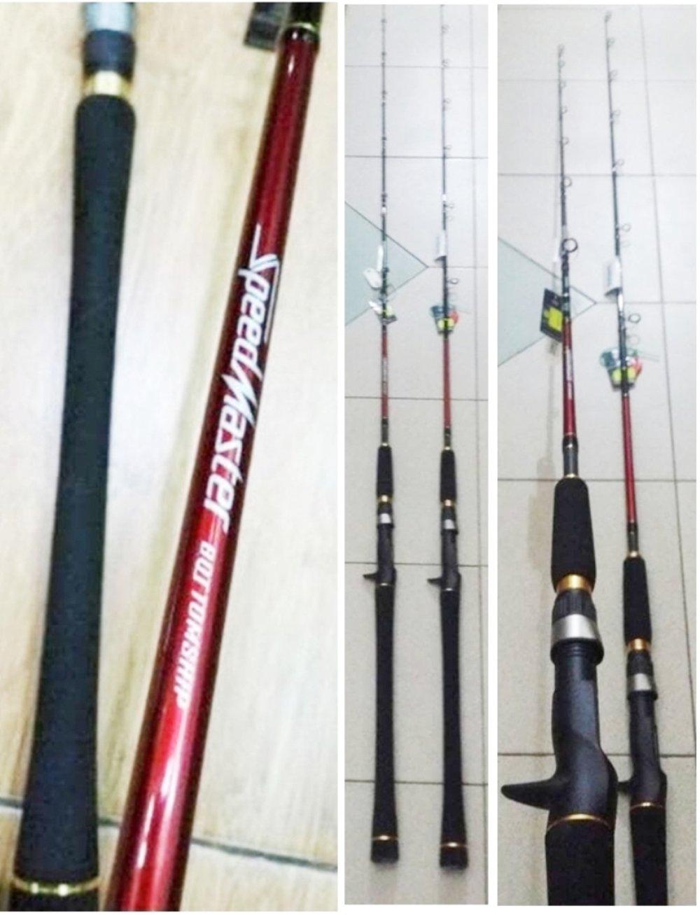 Joran Baitcasting Overhead Shimano Speed Master Bottomship B604 183 Cm PE 2-4