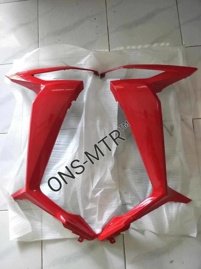 Aksesoris motor nmax/Aksesoris motor vario 150/Aksesoris motor beat/Aksesoris motor vario 125/Aksesoris motor yamaha nmax/Aksesoris motor vixion cover sayap supra x 125 f1 2017 merah