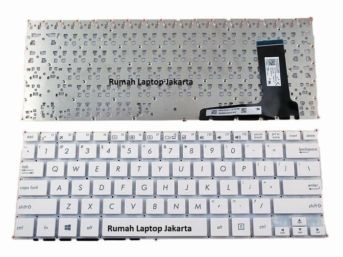 Terbaru!! Keyboard Laptop Asus E202Sa E202Ma E202 E202S E202M Tp201Sa Putih - ready stock