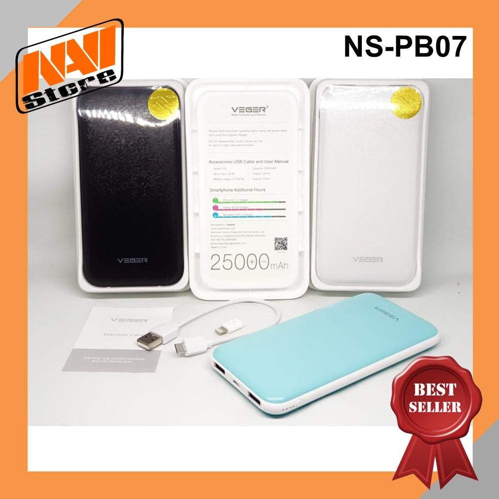 Powerbank VEGER V16 25000Mah Garansi 1Thn