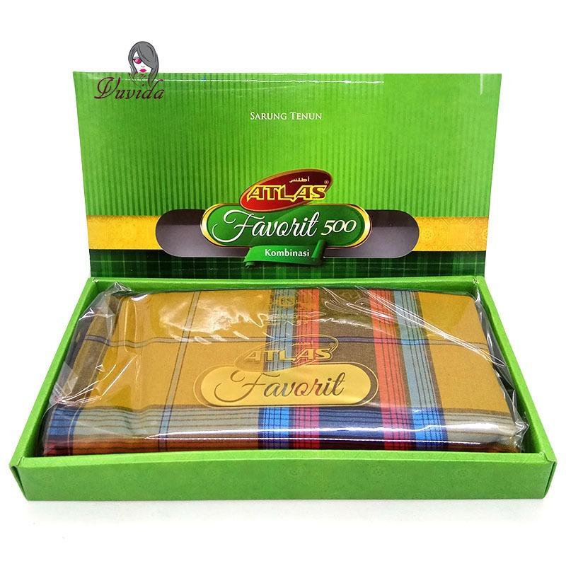 Vuvida Atlas Sarung tenun Atlas tipe favourit 500 - random motif