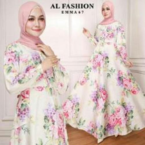 SUPPLIER GROSIR 15395 B43 MAXI BUSUI MAXY SYARI GAMIS LENGAN PANJANG BAJU MUSLIM FASHION BUSANA MUSLIMAH WARNA KUNING MURAH KEKINIAN BAHAN KATUN