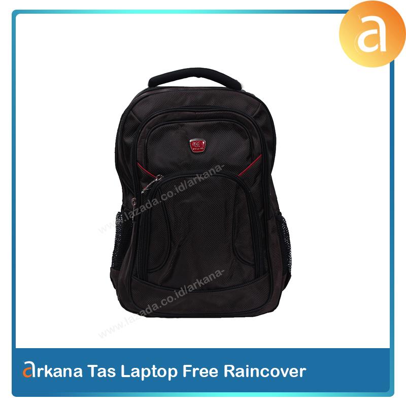 Tas Ransel Laptop Pria Kerja Kantoran Travel Warna Hitam Murah