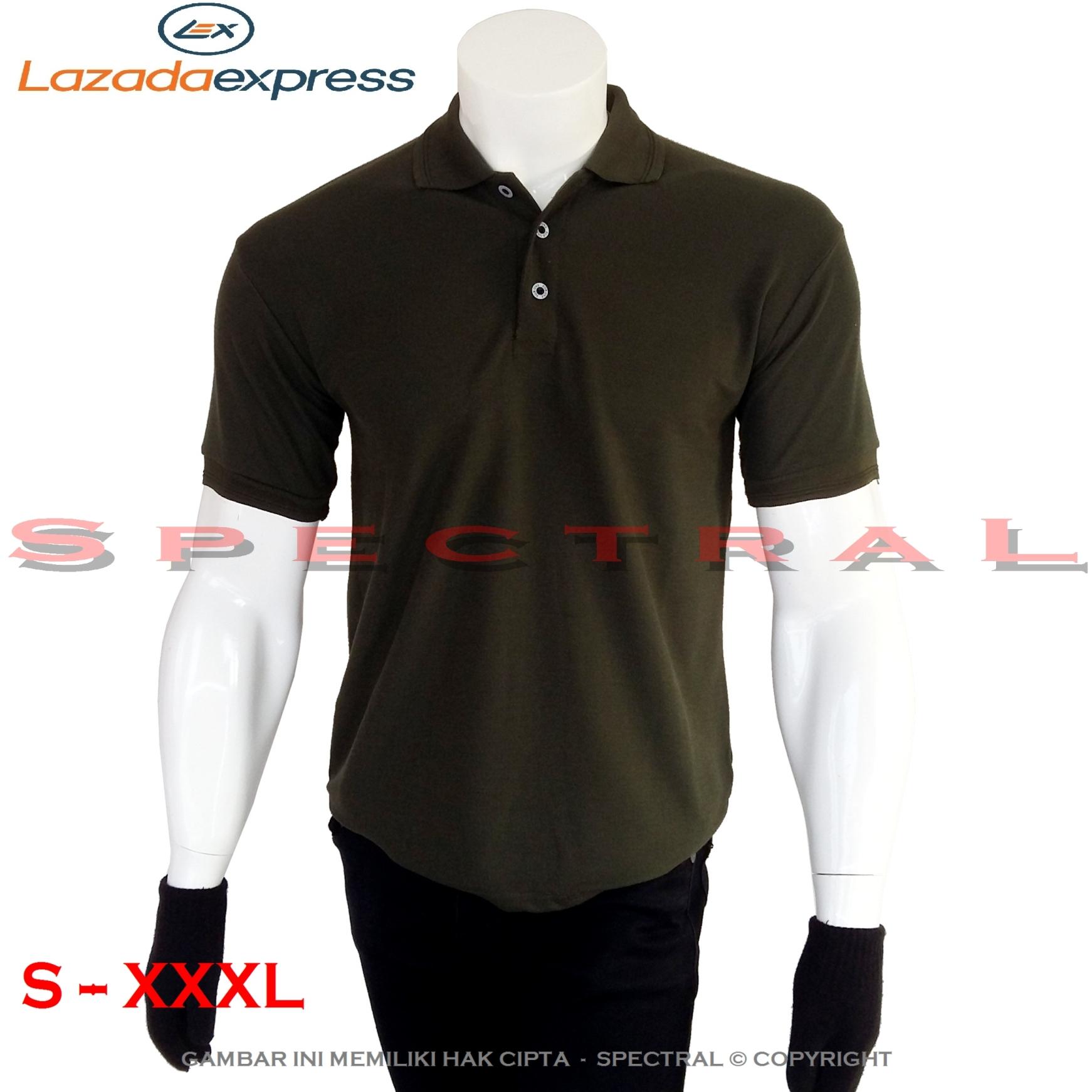 Spectral – 22 WARNA - S M L XL XXL XXXL 2L 3L Polo Shirt Kaos Distro T-Shirt Fashion Pria Wanita Cowo Cewe Baju Shirt Jakarta Bandung Terbaru Baru Now Kekinian Atasan Pakaian Polos Murah Bagus Keren Lengan Kerah Berkerah Lacos Sport Olahraga Casual Formal