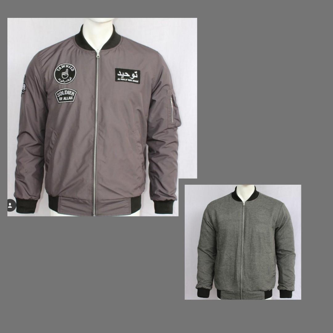 GA JAKET BOMBER PRIA 2IN1 BOLAK BALIK KEREN BEST SELLER AG013022
