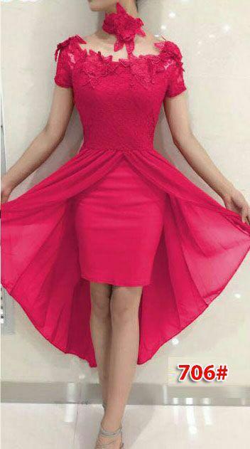 706# baju pesta import / baju seksi / gaun pesta import / baju sabrina/ dress fashion import