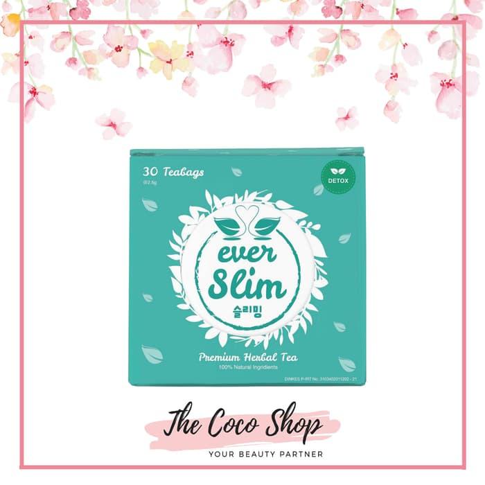 Sedang Diskon!! Grosir Everslim Premium Herbal Tea U002F Teh Pelangsing U002F By Everwhite - ready stock