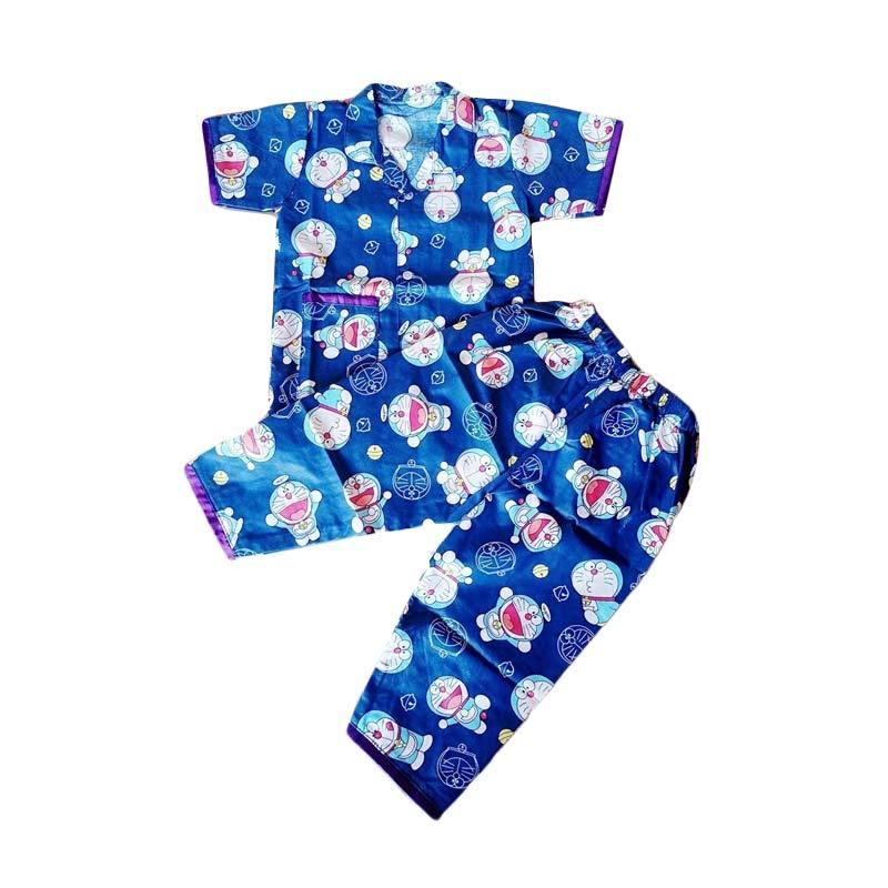 Baju Tidur Anak (Piyama) Untuk umur 5 - 12 Bulan - Motif Doraemon