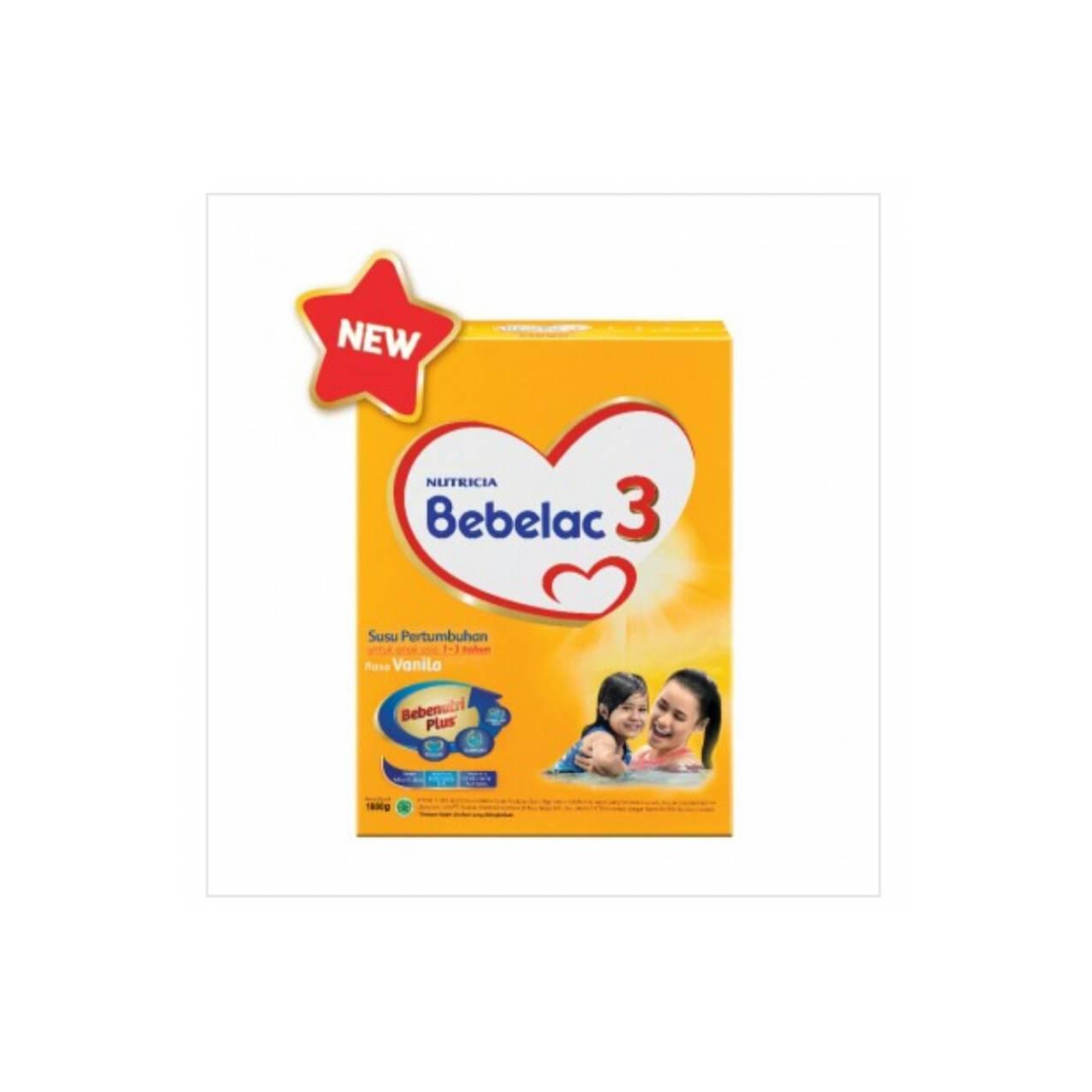 Bebelac 3 Vanila 1800 gram Susu Pertumbuhan anak umur 1-3 tahun