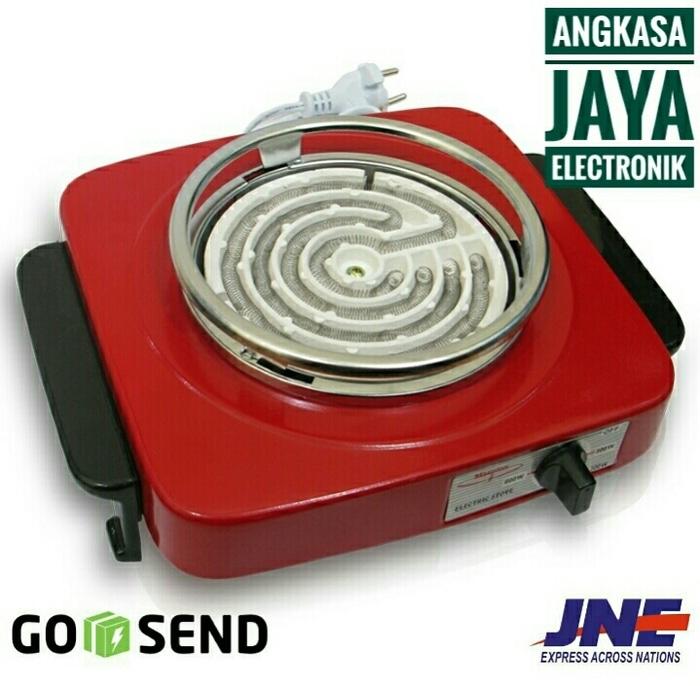 Maspionn kompor listrik Merah, 600 Watt. S-300 Promo Terlaris