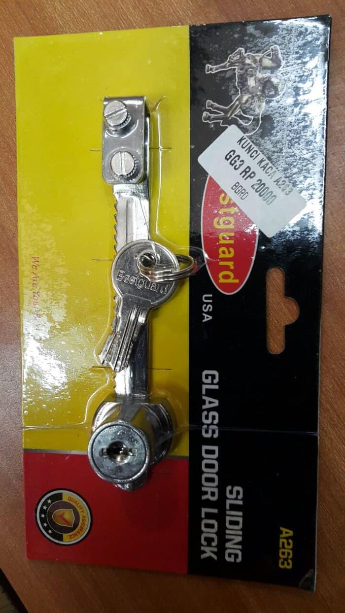 Kunci Etalase Kaca / Lemari Kaca BESTGUARD