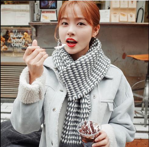 Baju Katun Gaya Kampus Domba Jaket Pendek Korea Fashion Style Beludru Kulit Rusa