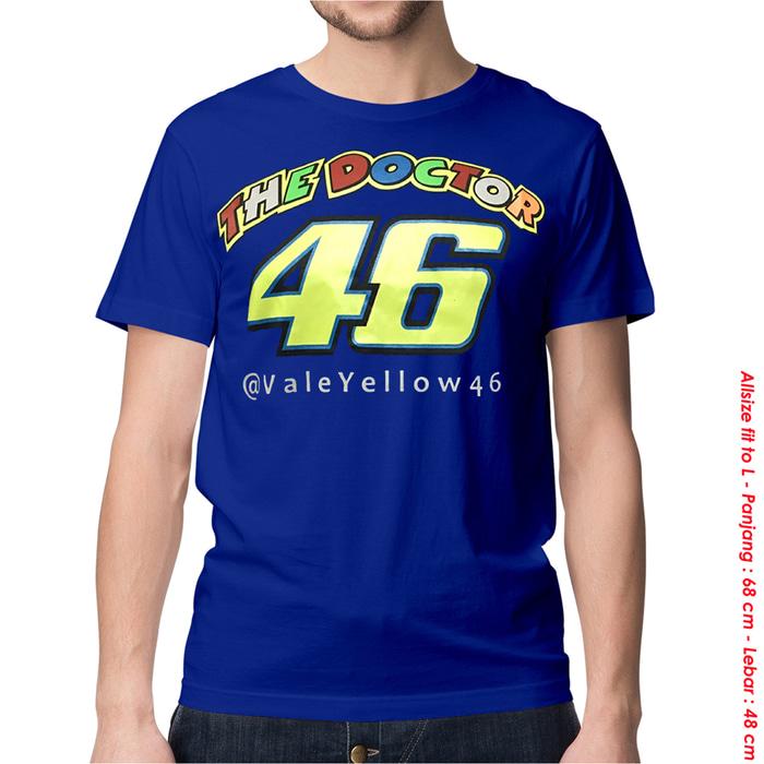 KAOS DISTRO MOTO GP - VALENTINO ROSSI 46 VALE