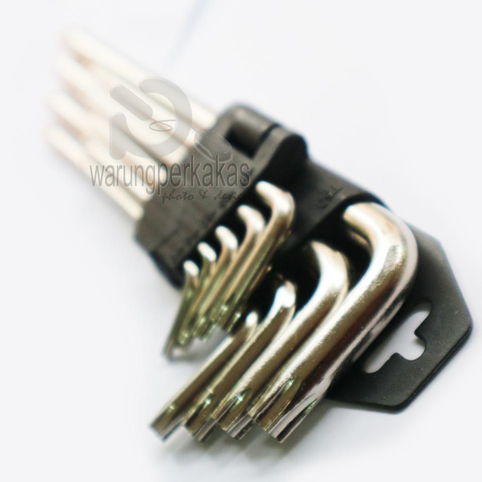 QL Tools Kunci L Bintang Set 9pcs