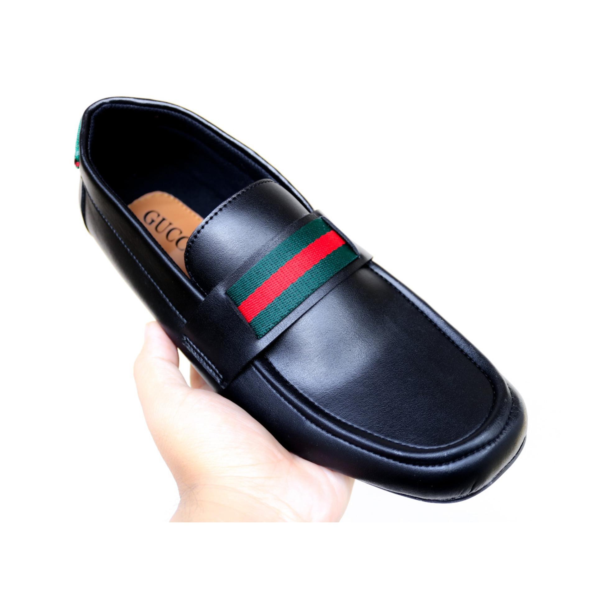 Sepatu kulit Slip-on (Guci) Pria dan Kasual Pria - Multi Polos (Lokal)