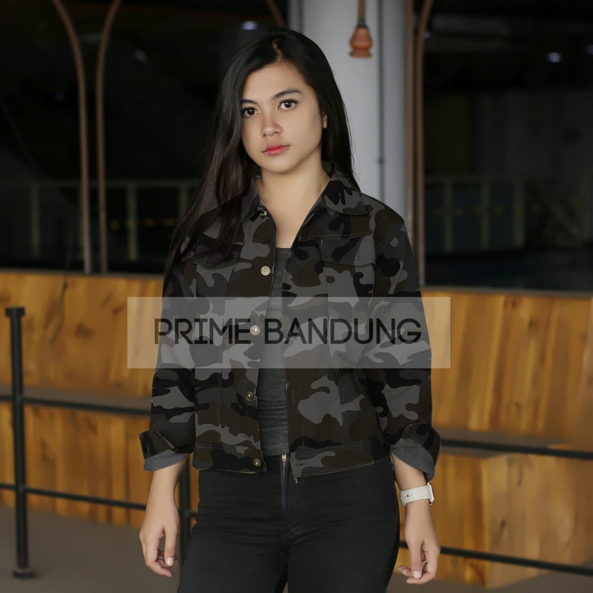 Mono Loreng Jacket - Jaket Wanita