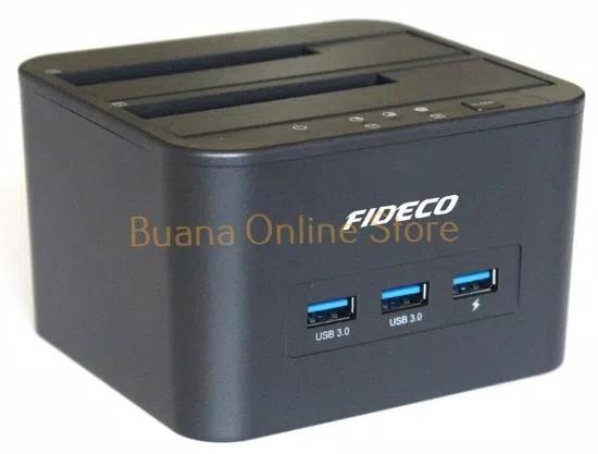 DOCKING 2 BAY with USB HUB 3.0 FIDECO YPZ SUPPORT HARDISK 10T