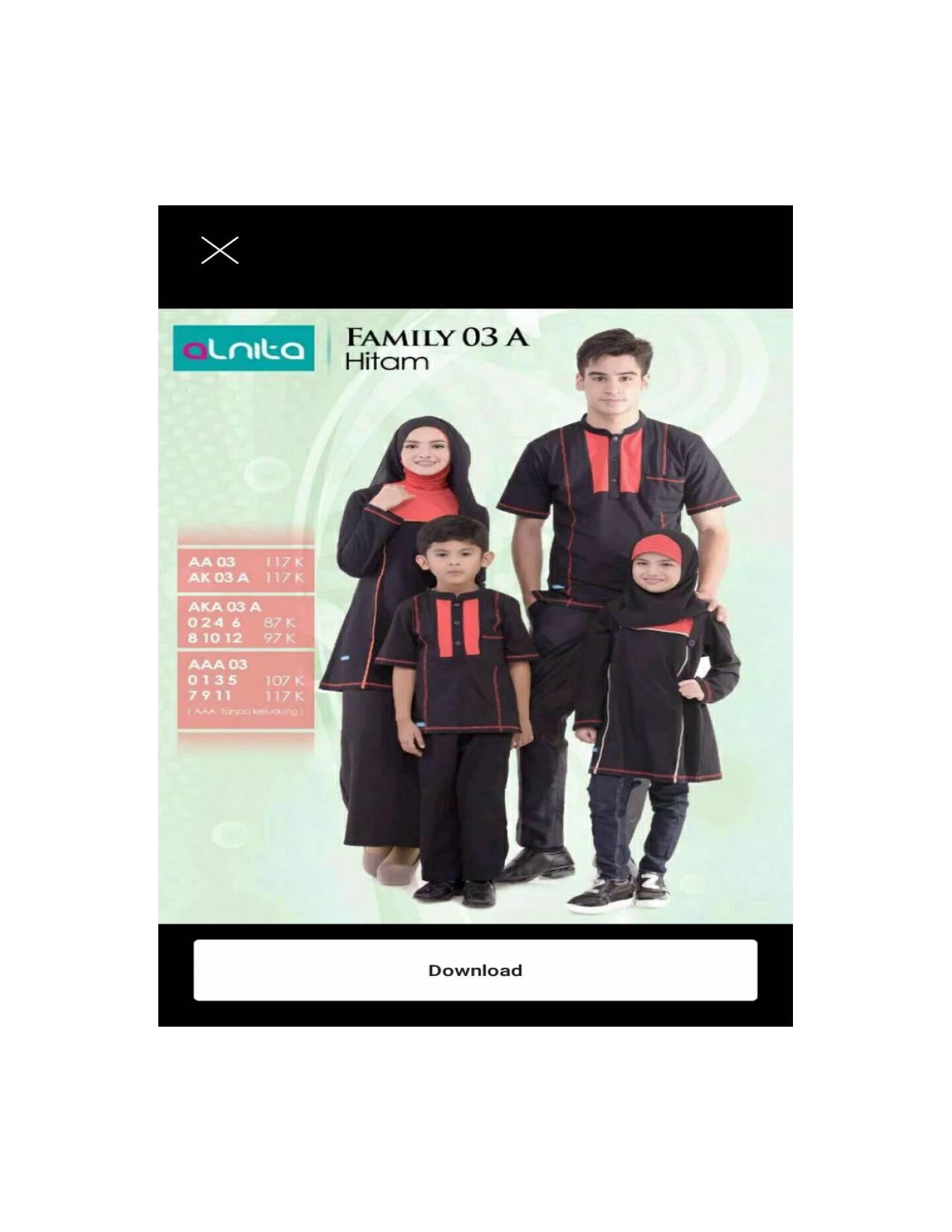 sarimbit alnita hitam ayah ibu dan 1 koko anak