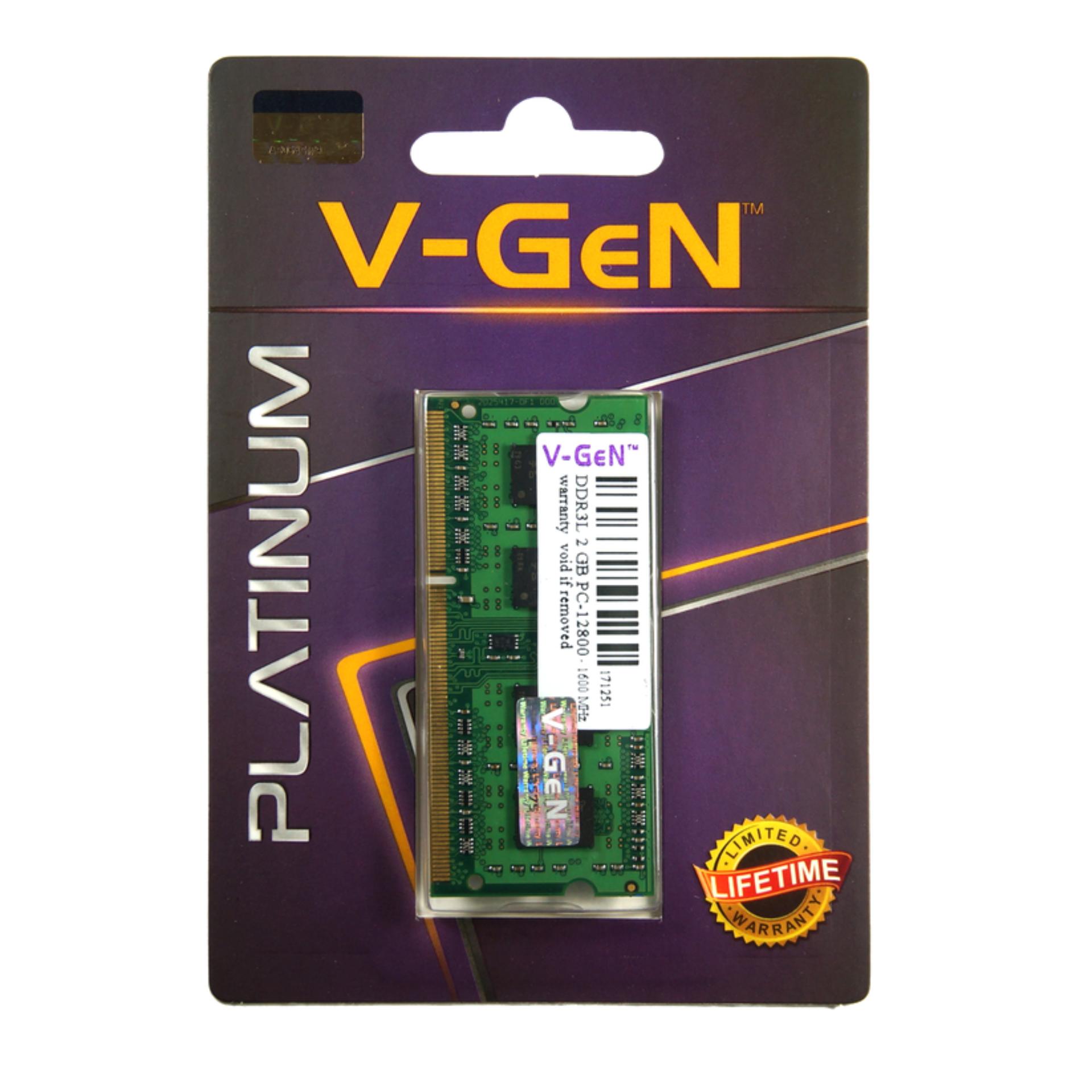 RAM DDR3 SODimm V-GeN 2GB PC12800/1600Mhz - Memory Laptop VGEN