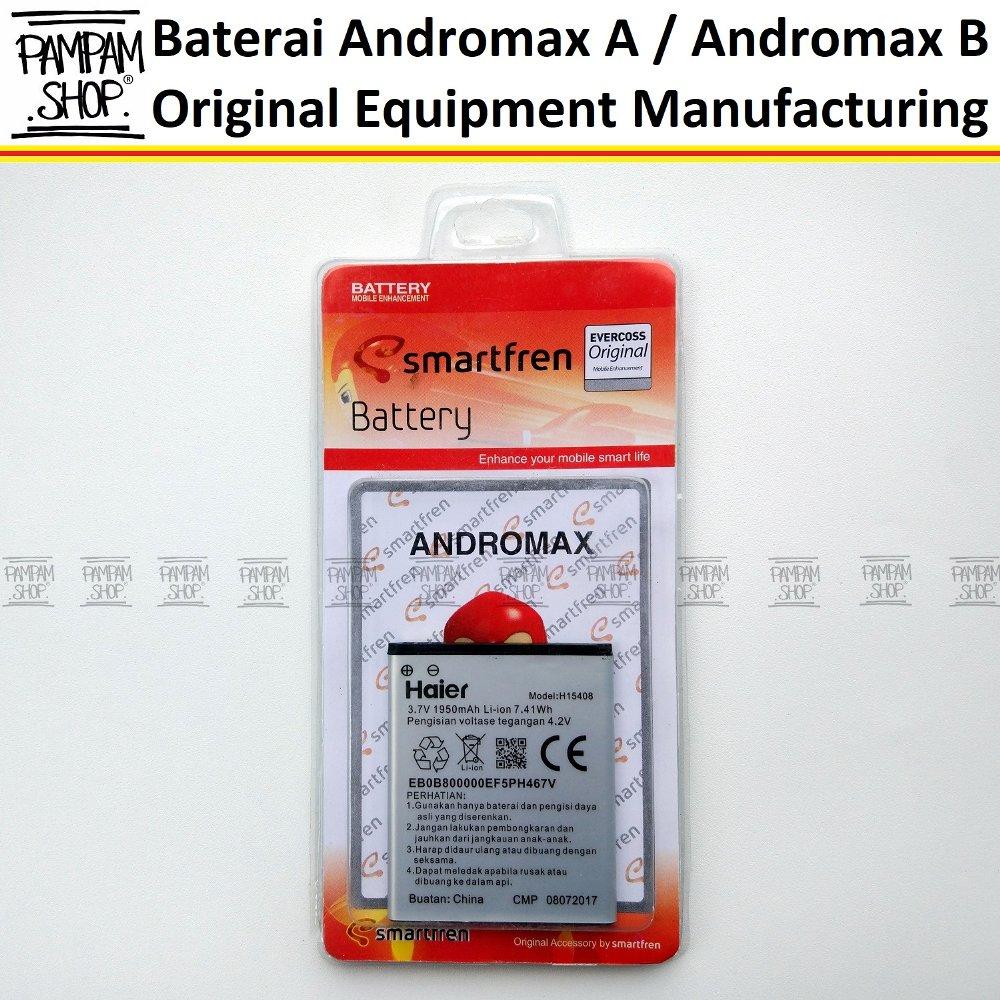 Baterai Handphone Smartfren Andromax A B Original OEM 100% H15408 Batrai Batre Battery HP