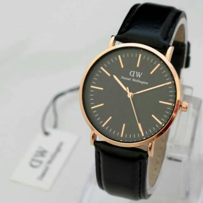 Jam Tangan Dw Daniel Wellington Leather Kw Premium - Rzuqdi