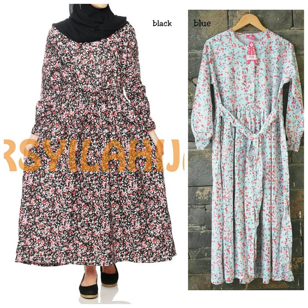 Baju Muslim Original Gamis Annisa Dress Katun Jepang Baju Panjang Muslim Dress Casual Wanita Pakaian Hijab Modern Gamis Modis Trendy Gaun Terbaru
