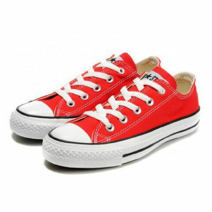 ASLI!!! converse all star warna merah cabe dll pendek - u4FRFh