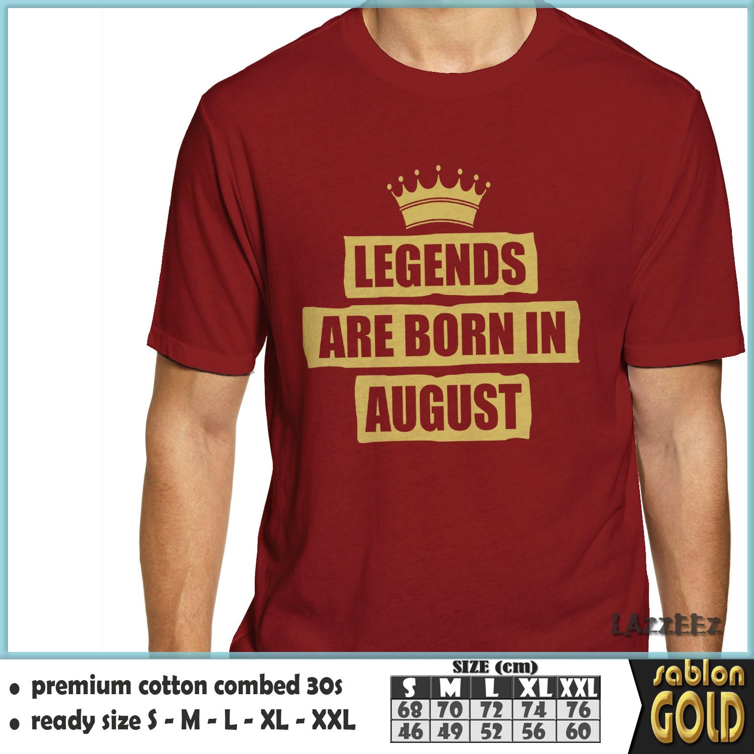 LELAKI TERBAIK LAHIR AGUSTUS Kaos Distro Premium Pria LazZeez 104