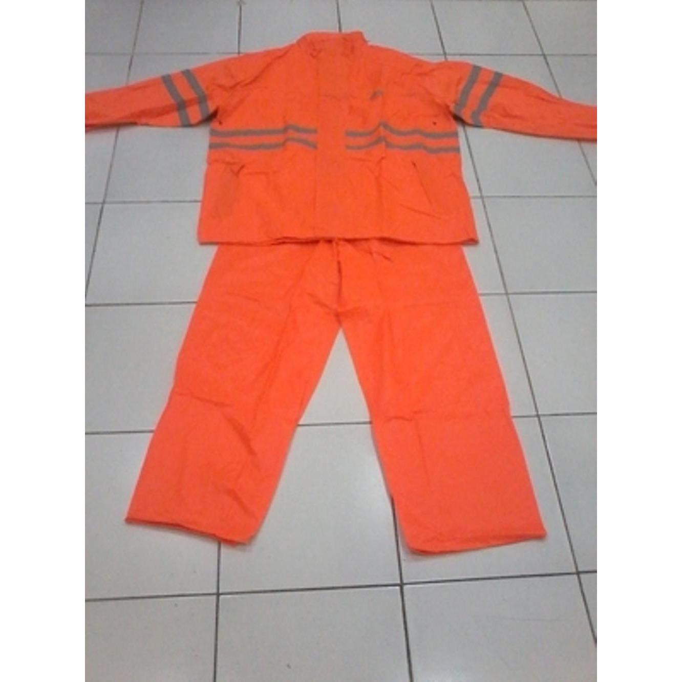 Premium Jas Hujan Raincoat Tiger Head Stelan Torch 68309 Warna Stabilo Oren Toko Berkah Online