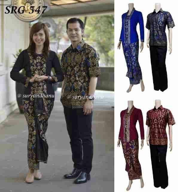 Sarimbit Batik Solo. Couple RnB Batik Kumala Prada Seri
