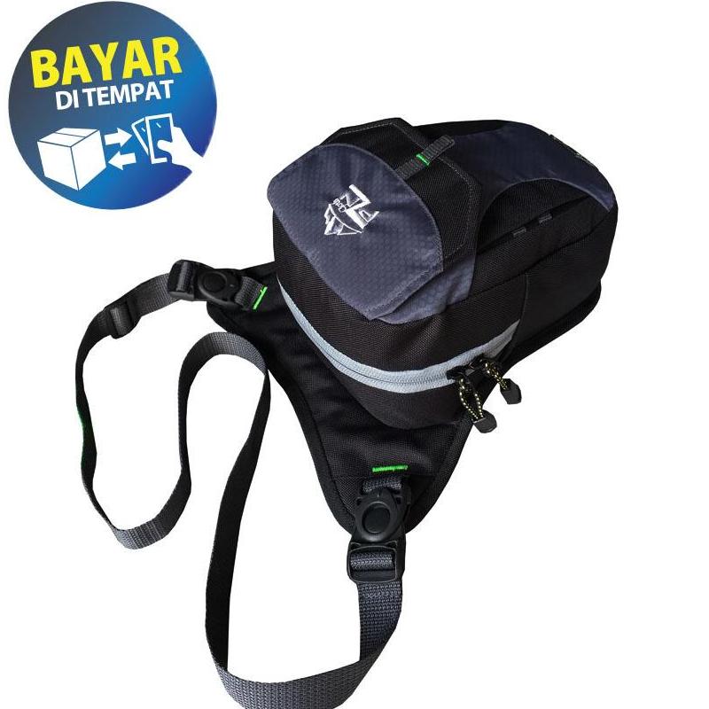 Tas Selempang Pria Gress - Tas Pinggang - Tas Paha 3in1 LLC4441 Army Tactical - Black Gray