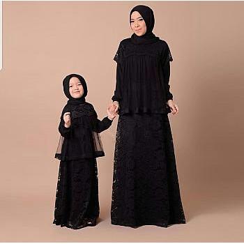 dandelia / MK WARDANI (rd) / couple mom & kid / couple ibu anak / dress ibu anak / maxi dress / fashion muslim / muslim wanita / muslim anak