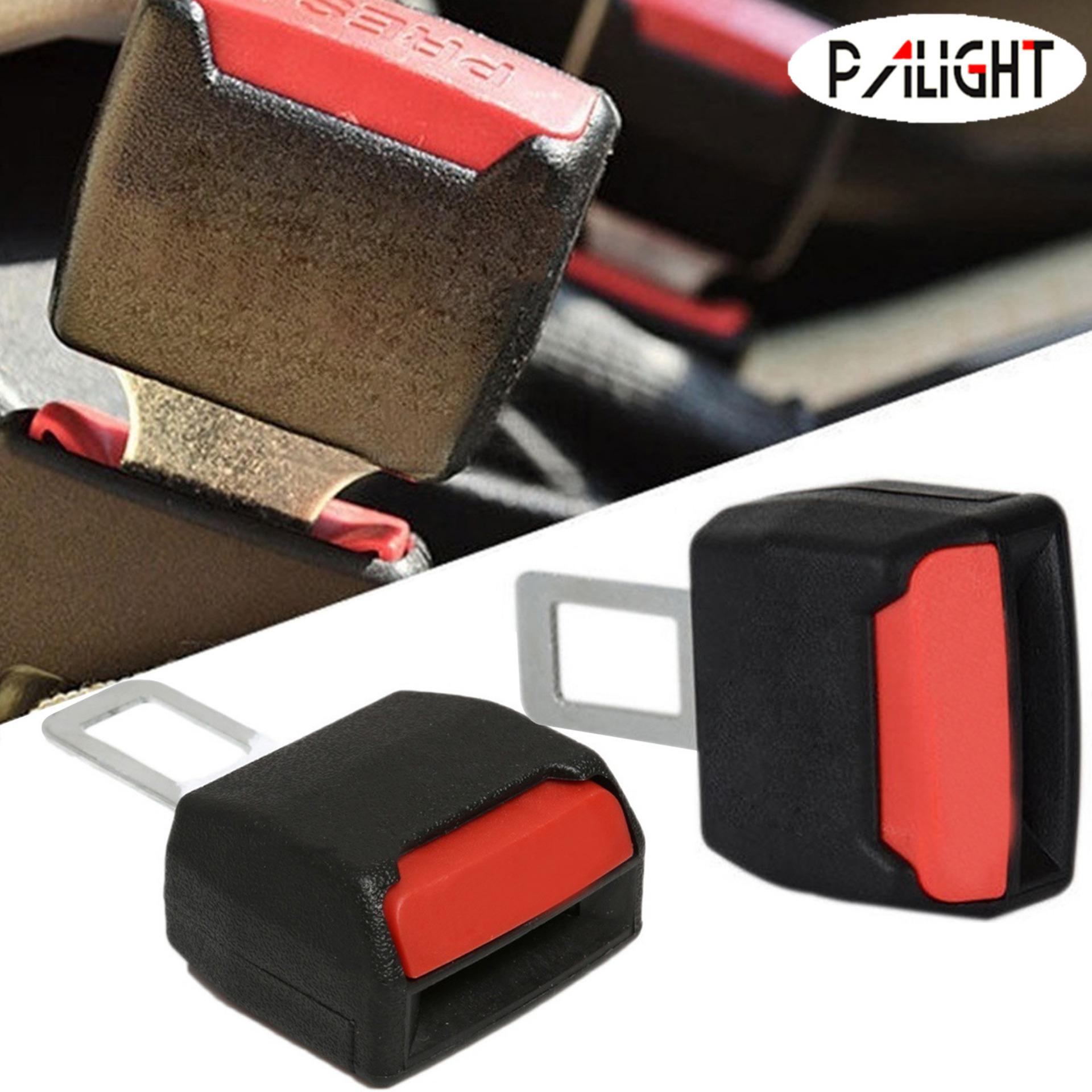 PALIGHT 2 Pcs Universal Ikat Pinggang Kursi Mobil Buckle Klip Ekstensi Alarm Stopper-Intl