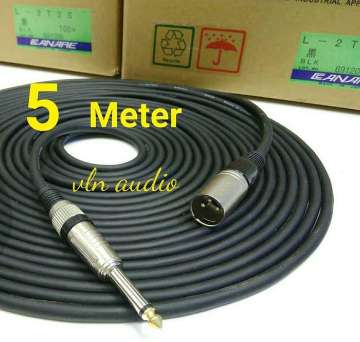 Banyak diCARI Kabel conektor Akai TRS Mono to Canon XLR MALE (5 METER)
