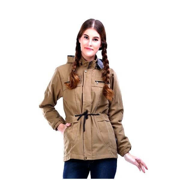 Geearsy Jaket Parka Wanita Coklat - JAK 1335