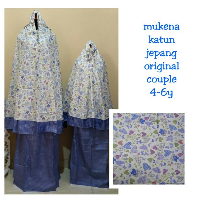 MUKENA KATUN J,.E,P,A,N,G COUPLE IBU ANAK 4 TAHUN - mukena katun dewasa terbaru / mukena katun anak termurah / mukena katun dewasa berkualitas / mukena katun dewasa bagus / mukena anak / mukena anak bordir / mukena bordir cantik / mukena anak terlaris /