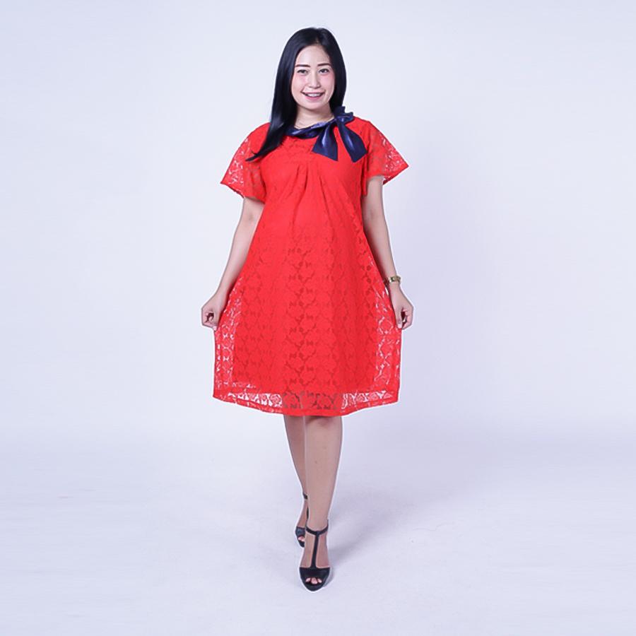 Ning Ayu Free CD Hamil Baju Hamil Dress Modis Brokat Sabrina Satin Silky - DRO 787A / Dress Hamil Pesta / Dress Hamil Lucu / Dress Hamil Kantor / Dress Hamil Muslim / Dress Hamil Batik / Dress Hamil Modis / Dress Hamil Korea / Dress Hamil Online