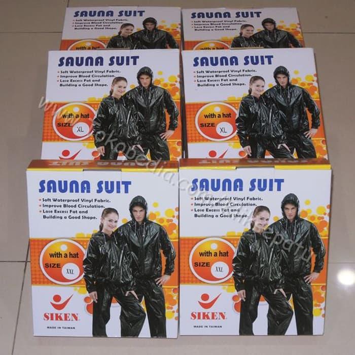 sauna suit siken / jaket sauna / jaket pembakar lemak Terlaris di Lazada