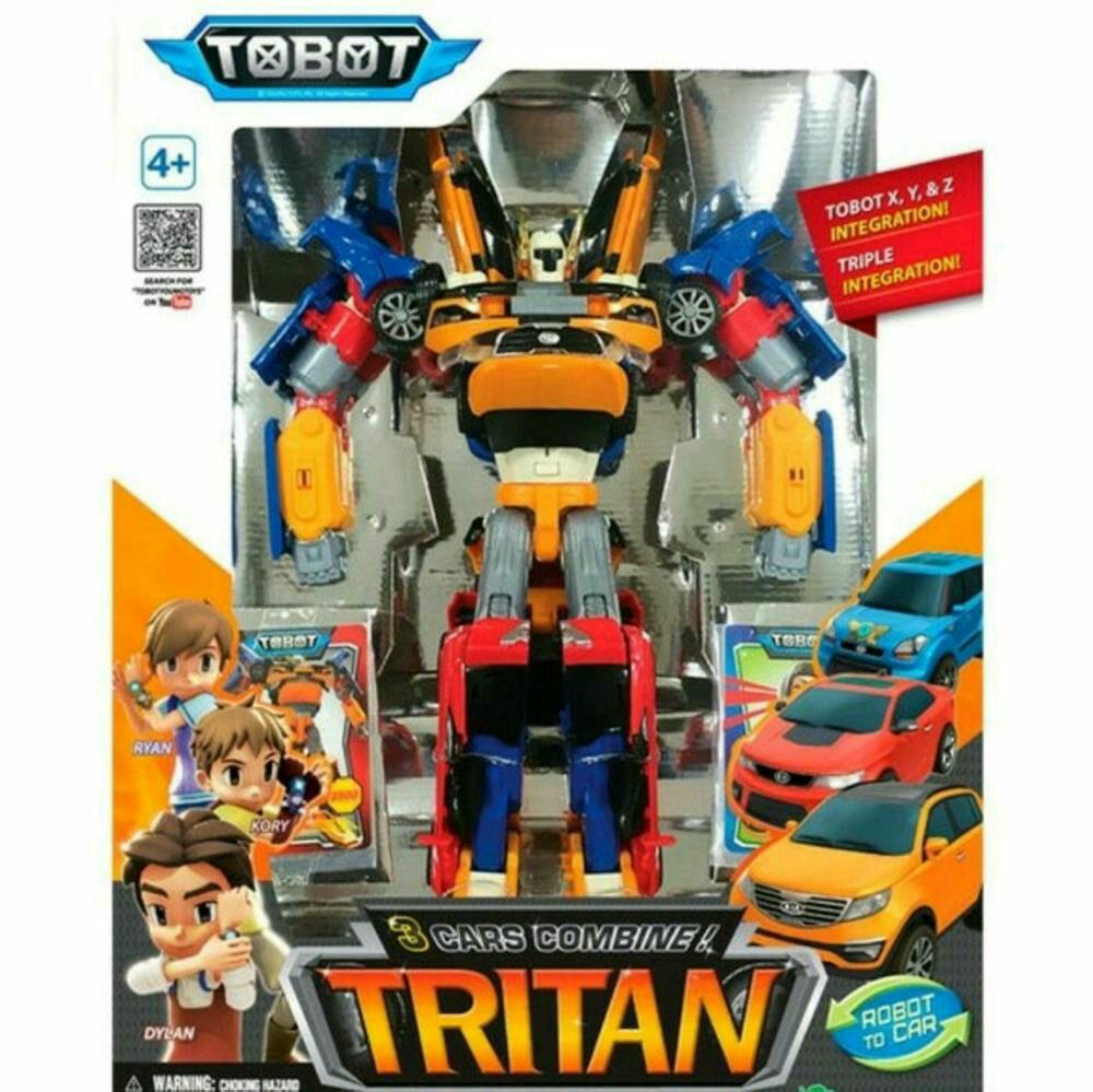 Mainan Anak Mobil Tritan 3 Mobil bisa jadi 1 Robot
